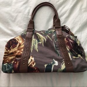 Leona Edmiston canvas floral pattern handbag 👜
